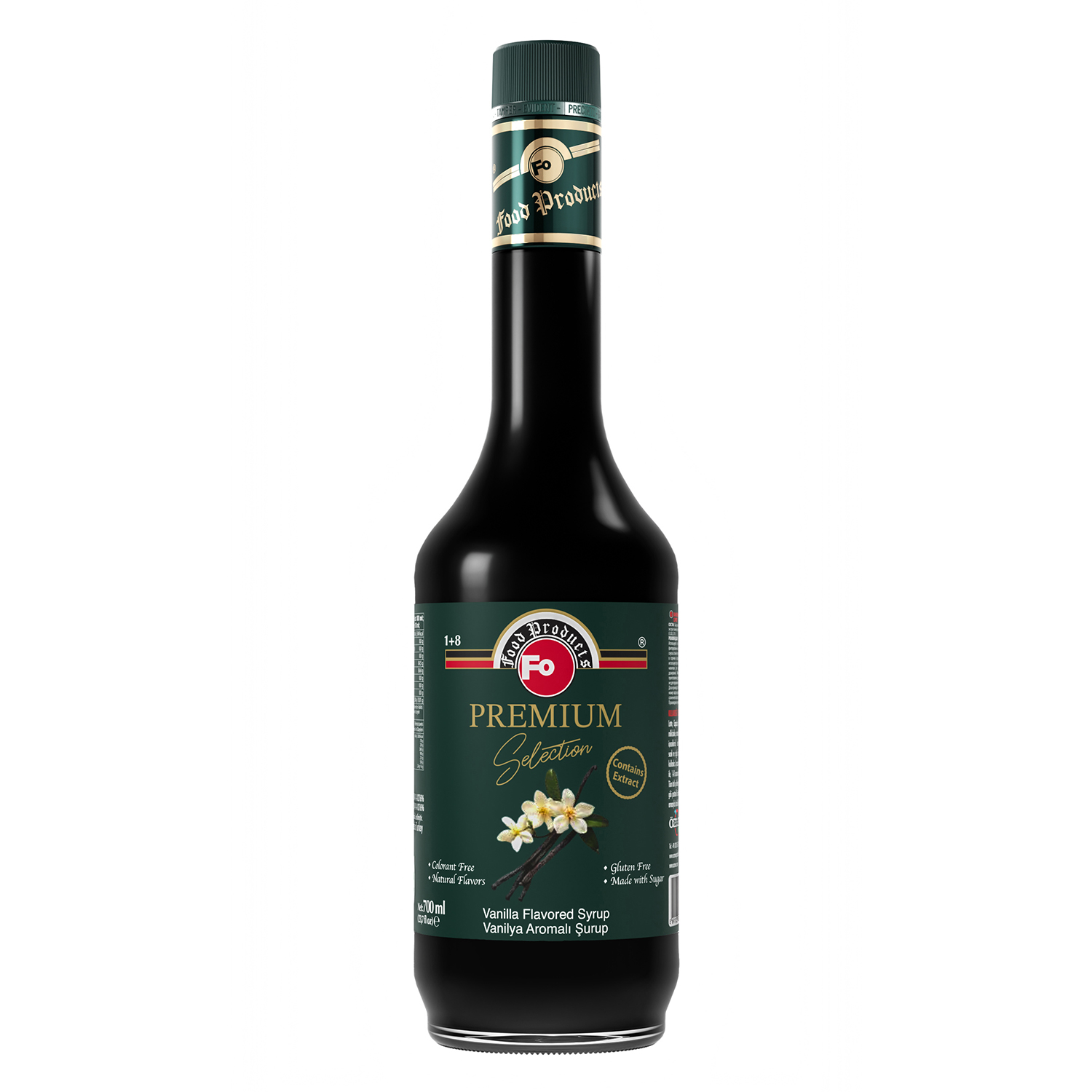 Premium Vanilla Flavored Syrup