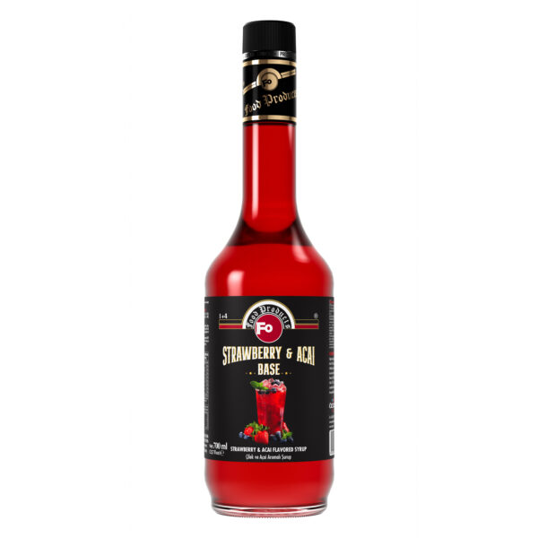 STRAWBERRY & ACAI FLAVORED SYRUP