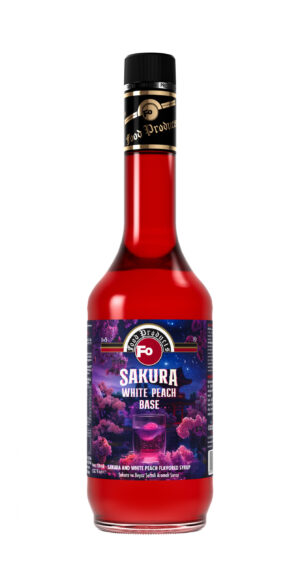 SAKURAAND WHITE PEACH FLAVORED SYRUP