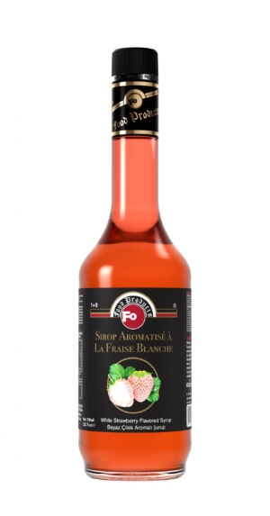 White Strawberry Flavored Syrup