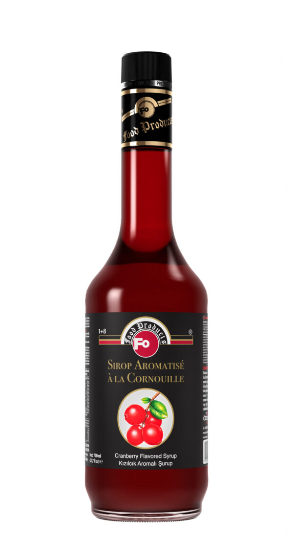 FO-KIZILCIK-AROMALI-SURUP-700ml-YY-C Cranberry Flavored Syrup