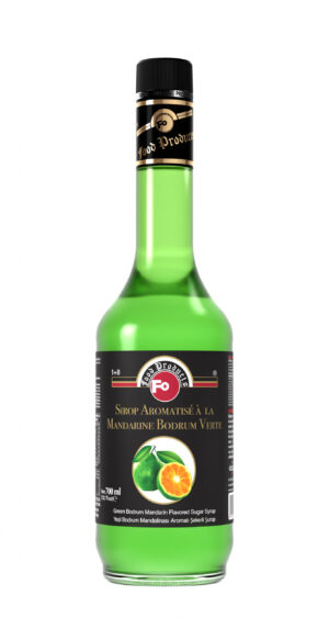 Green Bodrum Mandarin Flavored Sugar Syrup
