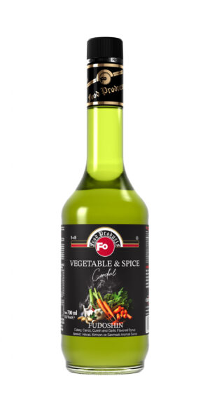 Celery, Carrot, Cumin and Garlic Flavored Syrup