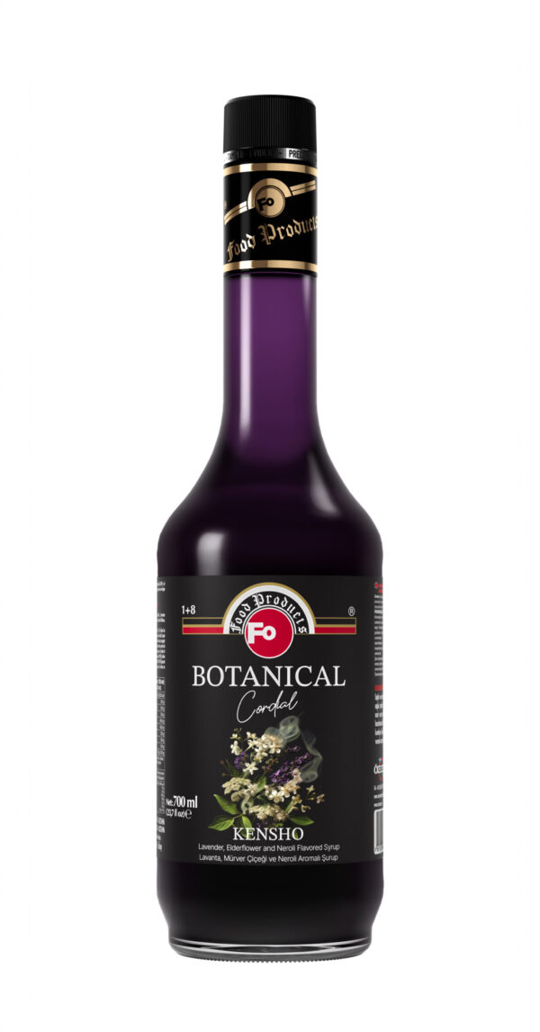 Fo Lavanta, Mürver Çiçeği ve Neroli Aromalı Şurup 700ml KENSHO-C Lavender, Elderflower and Neroli Flavored Syrup